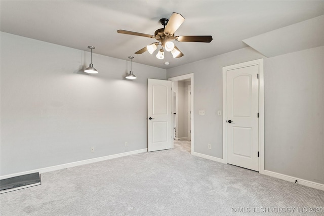 4620 E 108th Pl S, Tulsa, OK 74137 - unfurnished bedroom with light carpet and ceiling fan
