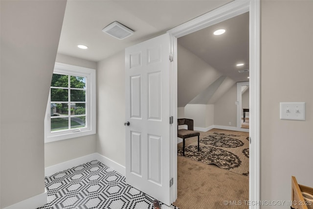 1743 S Florence Pl, Tulsa, OK 74104 - hall featuring recessed lighting and carpet floors