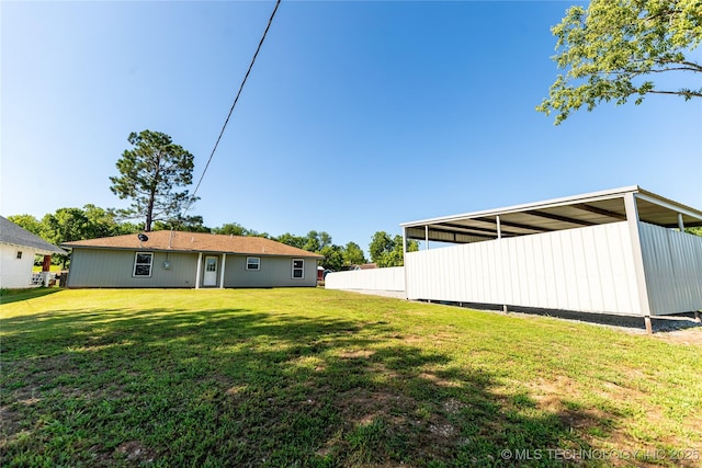 410 Denver St, Pawnee, OK 74058 - view of grassy yard