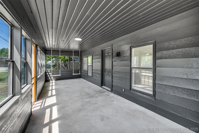 511 S Maple St, Sapulpa, OK 74066 - unfurnished sunroom featuring plenty of natural light