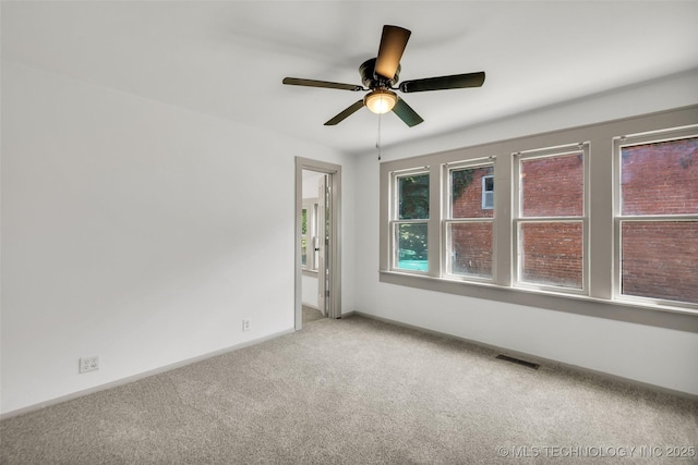 511 S Maple St, Sapulpa, OK 74066 - carpeted empty room with ceiling fan and baseboards