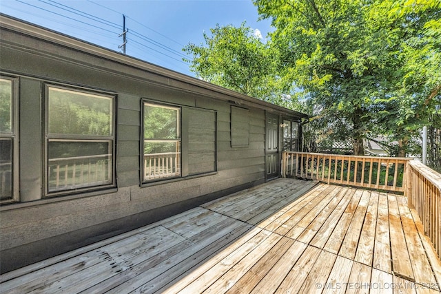 511 S Maple St, Sapulpa, OK 74066 - view of deck