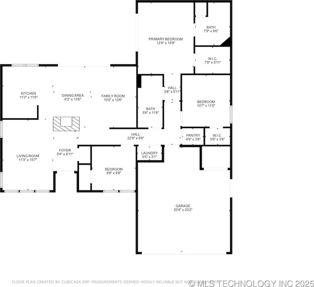 14127 E 24th Pl, Tulsa, OK 74134 - view of property floor plan