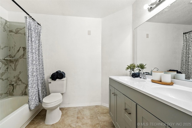 14127 E 24th Pl, Tulsa, OK 74134 - full bathroom featuring double vanity and shower / tub combo