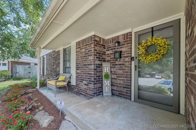 2244 W 45th St, Tulsa, OK 74107 - property entrance featuring brick siding and covered porch