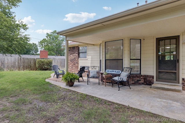 2244 W 45th St, Tulsa, OK 74107 - view of patio / terrace