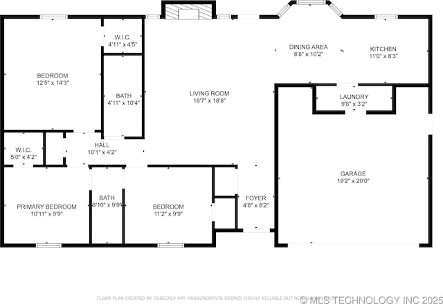 2244 W 45th St, Tulsa, OK 74107 - view of home floor plan