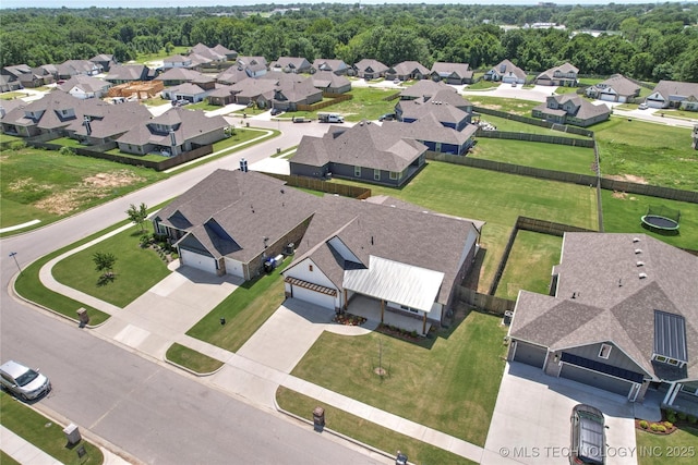 2916 S 8th St, Broken Arrow, OK 74012 - aerial view of residential area
