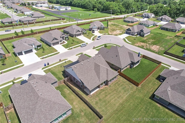 2916 S 8th St, Broken Arrow, OK 74012 - aerial perspective of suburban area