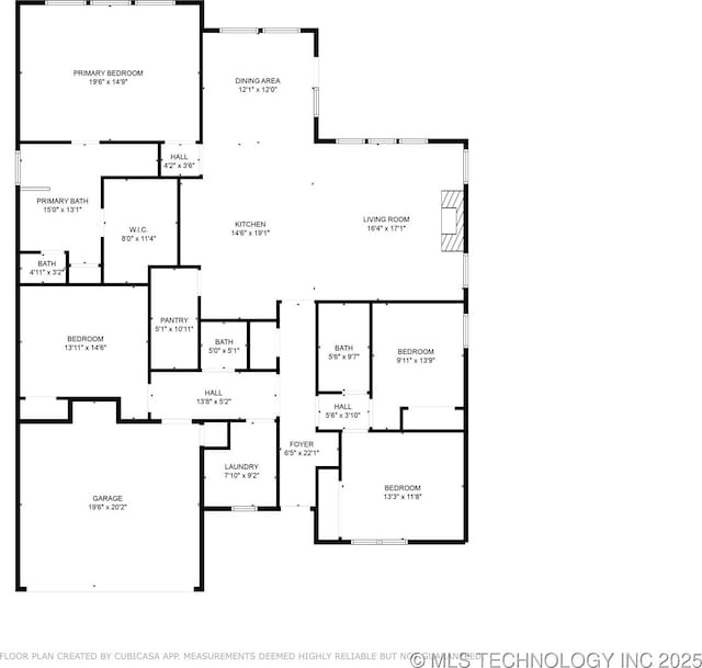 2916 S 8th St, Broken Arrow, OK 74012 - view of floor plan / room layout