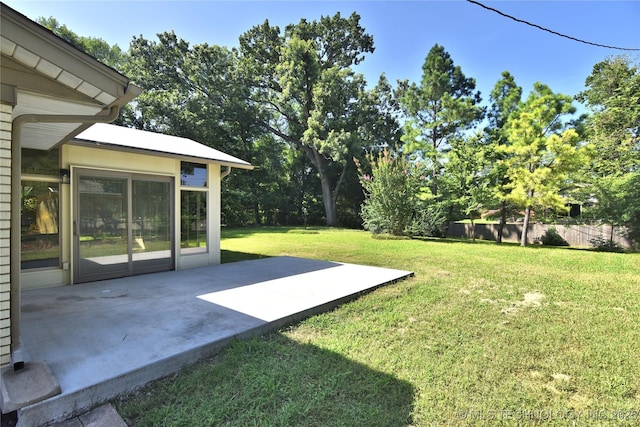 5654 S Marion Ave, Tulsa, OK 74135 - view of yard with a patio area