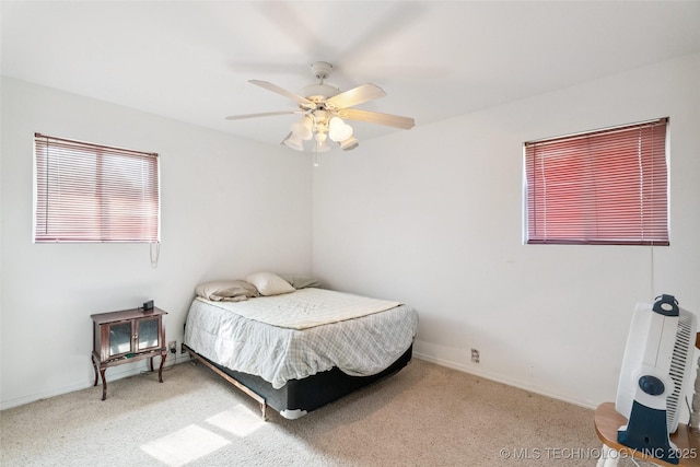 2321 S Main St, Sapulpa, OK 74066 - bedroom featuring carpet floors and a ceiling fan