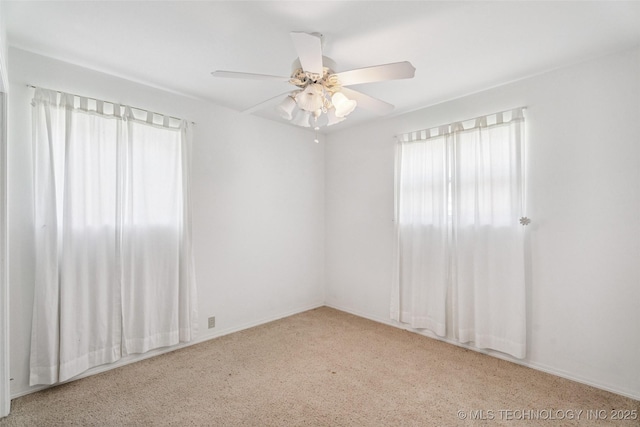 2321 S Main St, Sapulpa, OK 74066 - spare room with carpet floors and ceiling fan