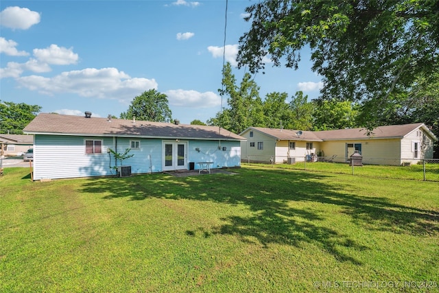 2321 S Main St, Sapulpa, OK 74066 - rear view of property with french doors