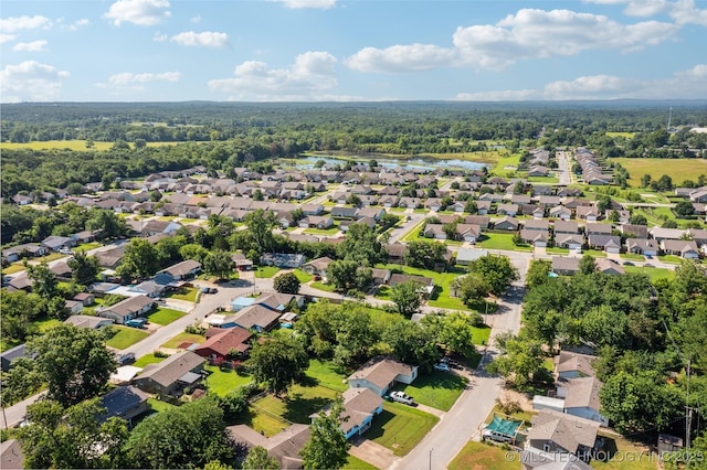 2321 S Main St, Sapulpa, OK 74066 - aerial view of property's location featuring nearby suburban area and a heavily wooded area