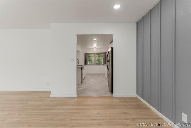 6016 S 76th E Ave, Tulsa, OK 74145 - empty room with light wood-type flooring and recessed lighting