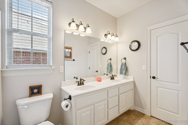 12432 S 101st E Ave, Bixby, OK 74008 - bathroom with double vanity and tile patterned floors