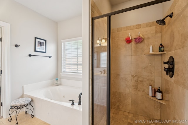 12432 S 101st E Ave, Bixby, OK 74008 - bathroom with a shower stall and a tub with jets