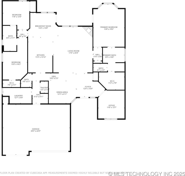 12432 S 101st E Ave, Bixby, OK 74008 - view of floor plan / room layout
