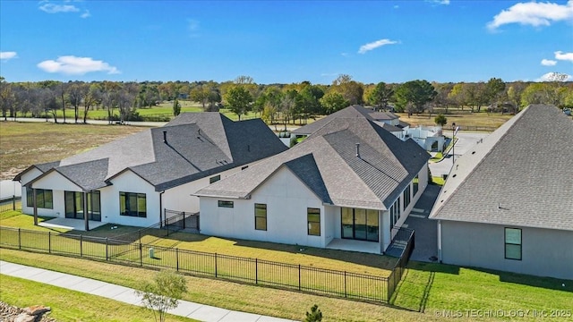 1207 N 71st Pl, Broken Arrow, OK 74014 - aerial view of property and surrounding area with a tree filled landscape