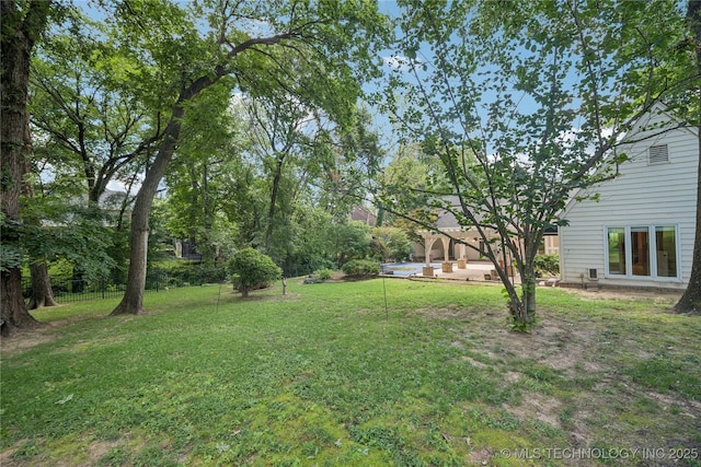 3437 E 96th Pl, Tulsa, OK 74137 - view of yard