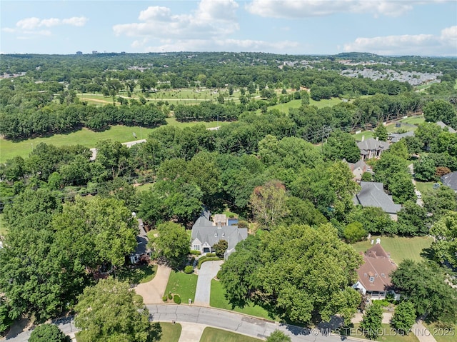 3437 E 96th Pl, Tulsa, OK 74137 - aerial perspective of suburban area