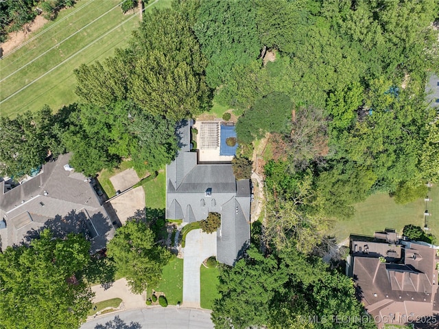 3437 E 96th Pl, Tulsa, OK 74137 - aerial view of property and surrounding area
