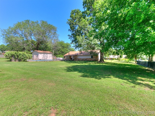 25136 Hickory Ln, Broken Arrow, OK 74014 - view of yard