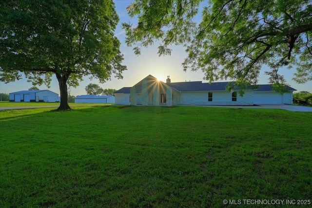 13973 S 237th E Ave, Coweta, OK 74429 - view of front of property featuring a front yard