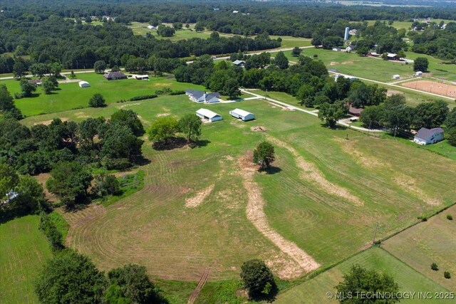 13973 S 237th E Ave, Coweta, OK 74429 - aerial view of sparsely populated area