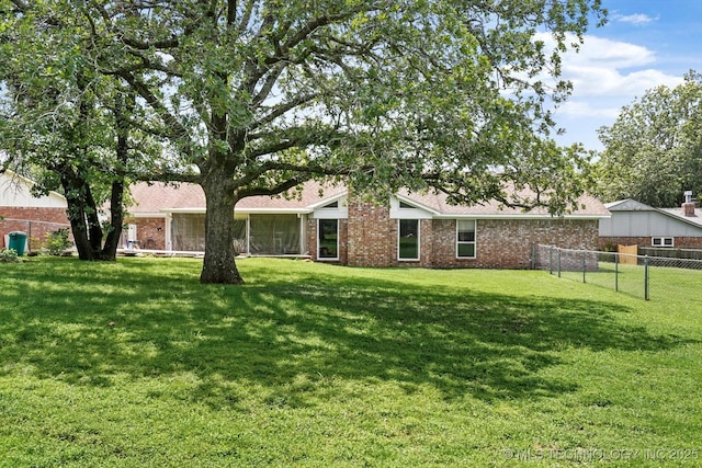 1533 Terrill Cir, Sapulpa, OK 74066 - rear view of house with brick siding