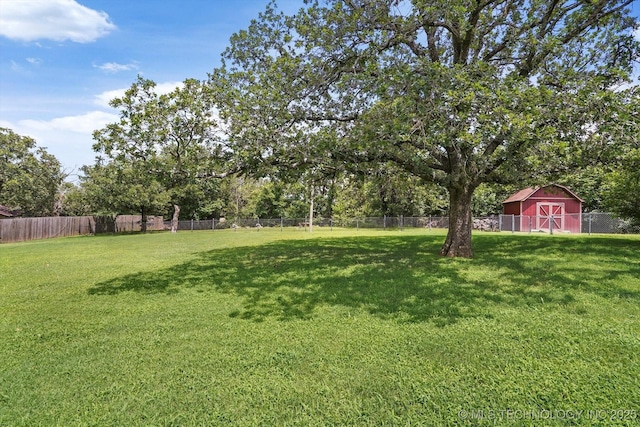 1533 Terrill Cir, Sapulpa, OK 74066 - view of yard with a storage unit