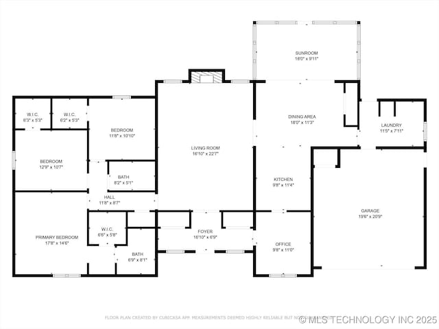 1533 Terrill Cir, Sapulpa, OK 74066 - view of room layout