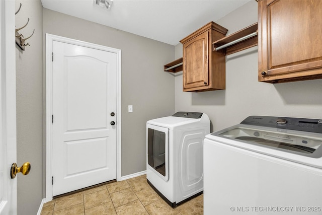 1116 W Fargo Dr, Broken Arrow, OK 74012 - laundry area with washer and clothes dryer and cabinet space