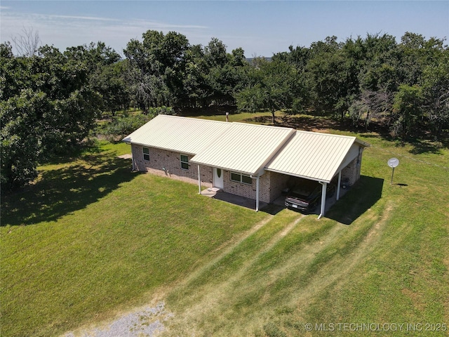 1404 Compelube Rd, Mcalester, OK 74501 - aerial view of property and surrounding area