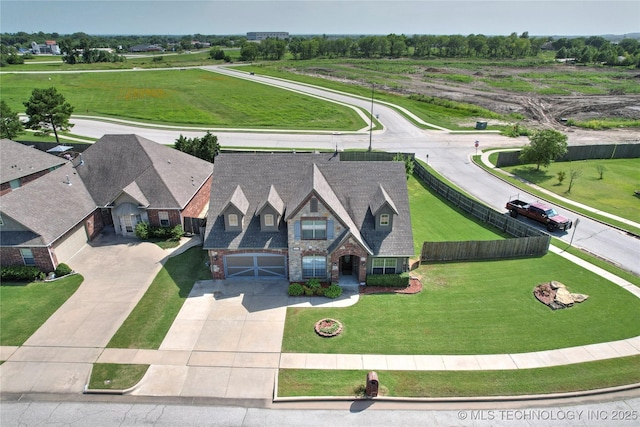 1317 W Dover St, Broken Arrow, OK 74012 - aerial view of property and surrounding area