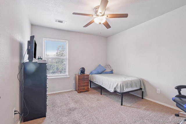 11784 N 154th Ave, Collinsville, OK 74021 - bedroom featuring carpet and a ceiling fan