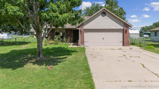 11691 N 193rd E Ave, Collinsville, OK 74021 - view of front of home with brick siding, driveway, and an attached garage