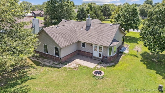 11691 N 193rd E Ave, Collinsville, OK 74021 - aerial view of property and surrounding area