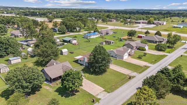 11691 N 193rd E Ave, Collinsville, OK 74021 - aerial view of residential area