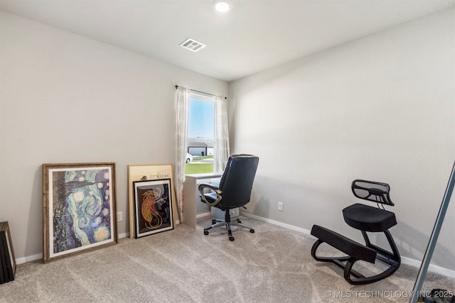 11608 S 274th E Pl, Coweta, OK 74429 - office area with carpet and baseboards