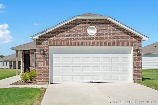 11608 S 274th E Pl, Coweta, OK 74429 - single story home with brick siding, concrete driveway, and a shingled roof