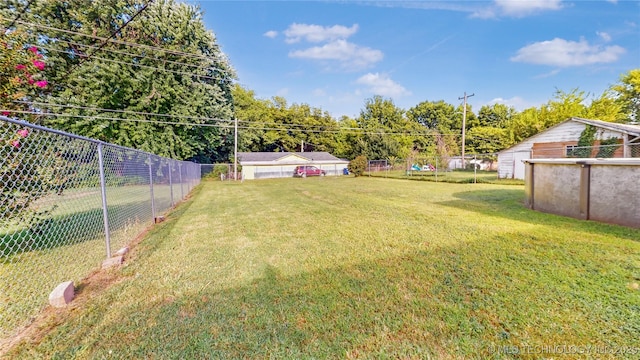 403 N Vine Ave, Cleveland, OK 74020 - view of fenced backyard
