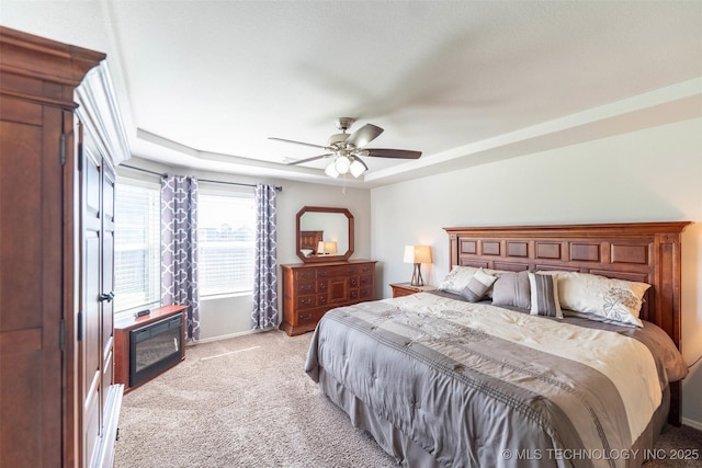 11105 N 145th E Pl, Owasso, OK 74055 - bedroom with light colored carpet and a ceiling fan