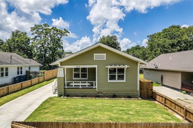 1524 N Main St, Tulsa, OK 74106 - view of front of property with covered porch