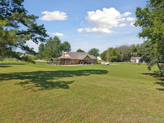 5621 E Hunter Ln, Claremore, OK 74019 - view of grassy yard