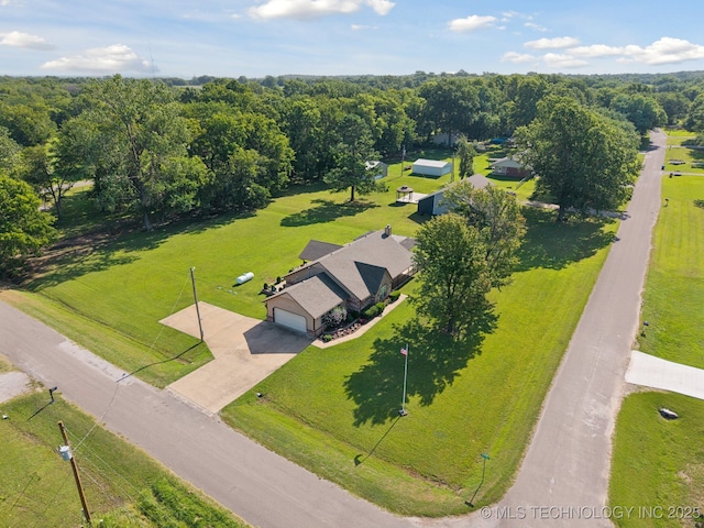5621 E Hunter Ln, Claremore, OK 74019 - drone / aerial view
