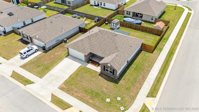 1111 W Cheyenne Ln, Claremore, OK 74019 - aerial perspective of suburban area