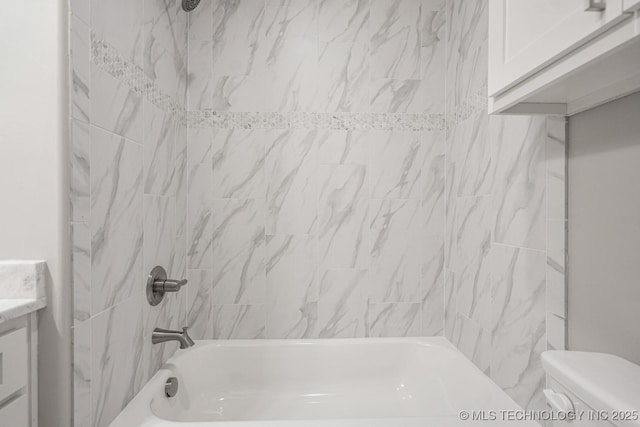 3905 S Elder Blvd, Broken Arrow, OK 74012 - bathroom with washtub / shower combination and vanity