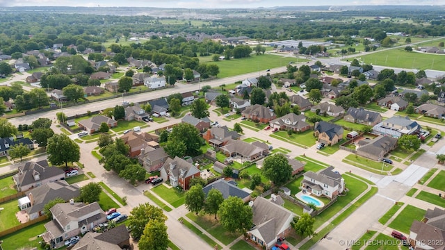 12708 E 78th St, Owasso, OK 74055 - aerial view of residential area